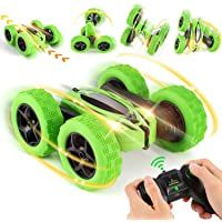 Los mejores  - Coche Teledirigido- 4WD Stunt RC Coche Acrobacia Rotación Volteo de 360°- 2.4GHz Coche Radiocontrol Truco con Batería…